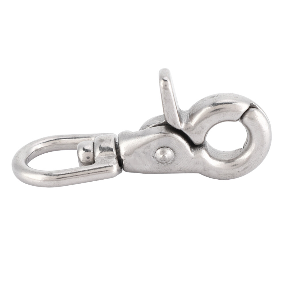 Lobster Clasp For Heavy Duty Applications, Stainless Steel 316 Trigger Snap With Swivel Hook, Marine Grade Corrosion Resistant Fastening Clip, Rust 9554910475676