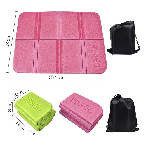 Picnic Pal: Mini cuscino pieghevole in schiuma XPE per esterni, comodo e portatile, tappetino resistente e impermeabile per escursioni e campeggio. 2