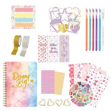 Creative Diary Set, Children's Diary Set Scrapbook and Diary Craft Set Scrapbook and Diary Craft Set, Journaling Craft Set, Creative Blue