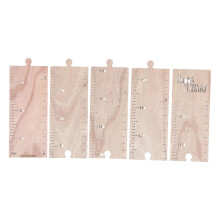 Growth Chart For Boys And Girls DIY Height Chart Decor Finish Height Measurement And Growth Tracking