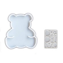 Beer siliconen fondantvorm voor chocoladetaartdecoratie