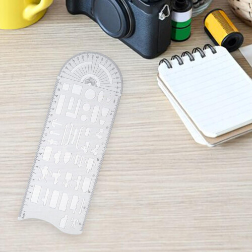 Multifunctional Geometric Stencils for Drawing Accident Scene Templates with Misalignment Ruler Geometric Drawing Templates 2