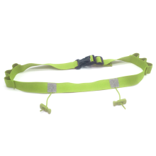 Laufgürtel mit Energiegel-Schlaufen für bessere Sichtbarkeit, Startnummernhalter mit elastischem Startnummernband für Triathlon und Marathon,