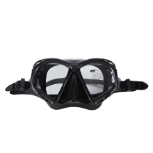 Masque de natation HD avec couvre-nez et sangle en silicone ajustable, masque de plongée panoramique à large champ de vision, verre trempé
