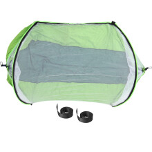 Nylon-Hängemattenzelt mit Moskitonetz, leichte, tragbare Outdoor-Hängematte für Wandern, Rucksackreisen, Strandurlaub, kühle Umgebung, besonders