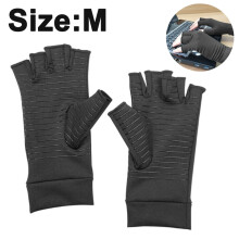 Guantes profesionales con infusión de cobre para aliviar el dolor, ideales para la artritis y la tendinitis. Cuentan con agarre antideslizante,