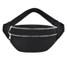 Moteriktig og funksjonell mageveske, kompakt og elegant crossbody for kvalitetsnyloneventyr