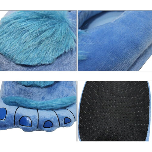Παντόφλες Furry Monster για ενήλικες, παντόφλες Hobbit Feet, ζεστές χειμωνιάτικες 2