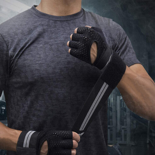Γάντια Weightlifting Grip Master, Γάντια Προπόνησης: Πλήρης Προστασία Παλάμης, 2