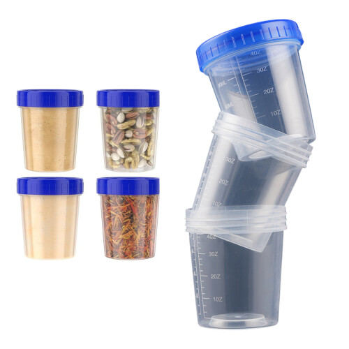 Multiuse 4oz doorzichtig plastic keukengerei, thuisaccessoire, 1