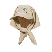 Women Baseball Hat Embroidered Headscarf Quick Drying Breathable Sports Hat Beige Casual Sport