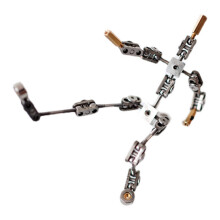 DIY Stop Motion Armature Kit, Stainless Steel Puppet Figure for Character Design, Easy to Assemble, Finished Product 16cm