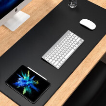 Large Gaming Mouse Pad 80x30cm Black, Stitched Edges, NonSlip Backing, Waterproof Desk Pad For Gaming And Writing