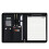 Leather Contract File Folder for Document Executive Briefcase (BlackA) 1