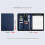 Leather Contract File Folder for Document Executive Briefcase (BlackA) 2