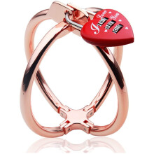 SM Bondage Restraints Metal Handcuffs, Lockable Stainless Steel Wrist Cross Sex Handcuffs for Couples Role Play Flirt Sex Game Fetish Slave Sex Toy