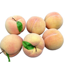 6 stks Gesimuleerde Perzik Schuim Nep Perzik Simulatie Fruit