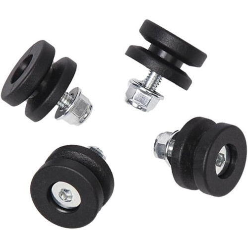 Motorcycle Helmet Bracket Base Plate Bushing Pads Set TType Durable Replacement for Wide Models 2