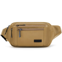 Crossbodytas voor dames, waterbestendig materiaal, ruim, lichtgewicht, multifunctionele heuptas in zwart, ideaal voor reizen, wandelen en andere