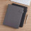Leather A4 Conference Folder with Zipper Organizer Card Holder (Black) Ref: 4816 2