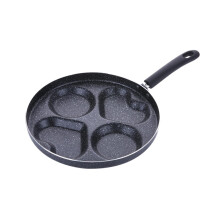 FourHole NonStick Breakfast Maker Frying Pan Thickened Aluminium Pancake Egg Cooker With Heart Shaped Molds Gas Stove