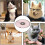 Soft Protective Cone for Pets, Adjustable Pet Recovery Collar, Cat Wound Care Cone 3