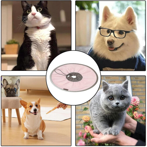 Soft Protective Cone for Pets, Adjustable Pet Recovery Collar, Cat Wound Care Cone 2
