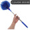 Dust Sweeper For Home Cleaning Extendable Handle Microfiber Bristles Lightweight Design Easy Maneuverability Blue 3