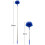 Dust Sweeper For Home Cleaning Extendable Handle Microfiber Bristles Lightweight Design Easy Maneuverability Blue 2