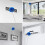 Dust Sweeper For Home Cleaning Extendable Handle Microfiber Bristles Lightweight Design Easy Maneuverability Blue 4
