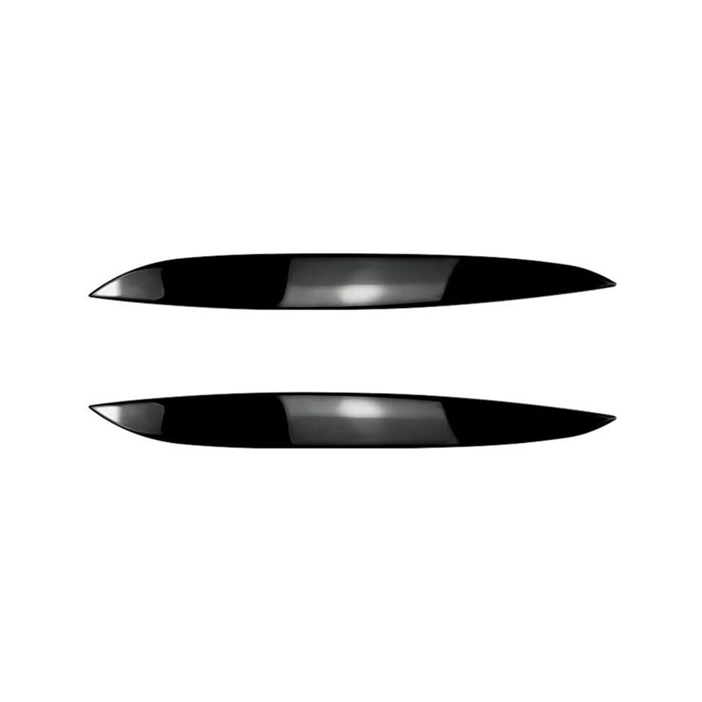 Gloss Car Headlight Eyebrow For Vw Golf Mk4 19972005 Sporty Front Look Easy Install Black 9323874522739