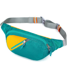 Løpebelteveske, trendy crossbody-mageveske for kvinner og menn (justerbar, lett)