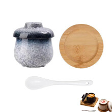 Coddled Egg Cups With Lids Ceramic Vintage Style Multifunctional Egg Poacher Cups Steamed Eggs, Soup, Puddings, Desserts