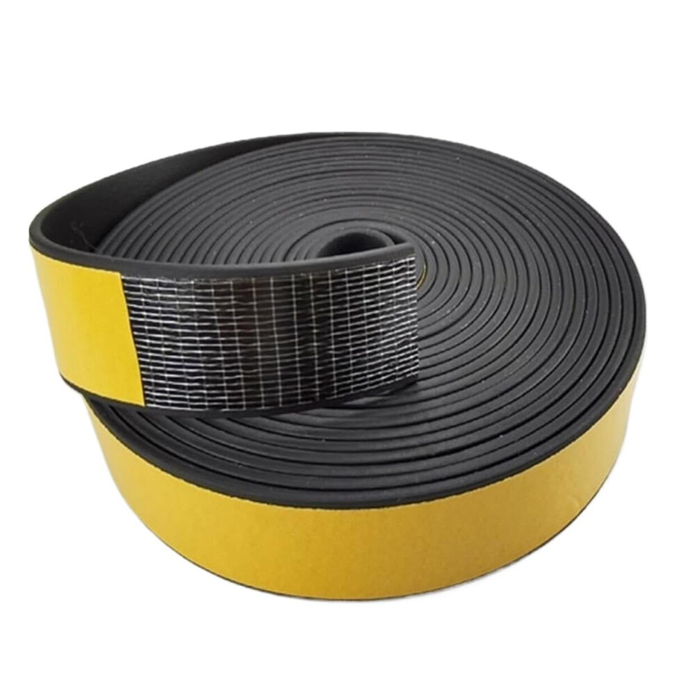 Foam Rubber Tape Selfadhesive 10M 5Mm By 30Mm Soundproof Anticollision Seal Gasket Black 9119770240811
