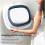 Collapsible Plastic Laundry Basket Grey Large Folding PopUp Laundry Bin Dirty Clothes Bathroom Container 3