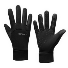 Guantes de invierno avanzados, amortiguadores, suaves, duraderos, impermeables y compatibles con pantallas táctiles para fitness, correr y ciclismo.