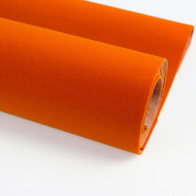 Self Adhesive Velvet Flock Liner 1.5m X 0.5m Orange, Felt Fabric Sticker Paper For Drawers, Jewelry Displays