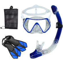 Inklusive Tragetasche, Schwimmventil, Schnorchelausrüstung zum Schwimmen, Tauchen und mehr