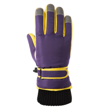 Guantes de invierno para hombres y mujeres, guantes de nieve impermeables con pantalla táctil, interior de forro polar cálido y agarre