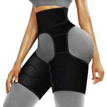 Hoog model voor vrouwen, 3-in-1 dijbeentrimmer met billenliftende tailletrainer voor vrouwen, afslankende body shaper, lumbale ondersteuning,