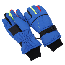 Guantes de invierno impermeables para niños, con palma antideslizante y forro polar para mayor comodidad, guantes de nieve cálidos y duraderos con