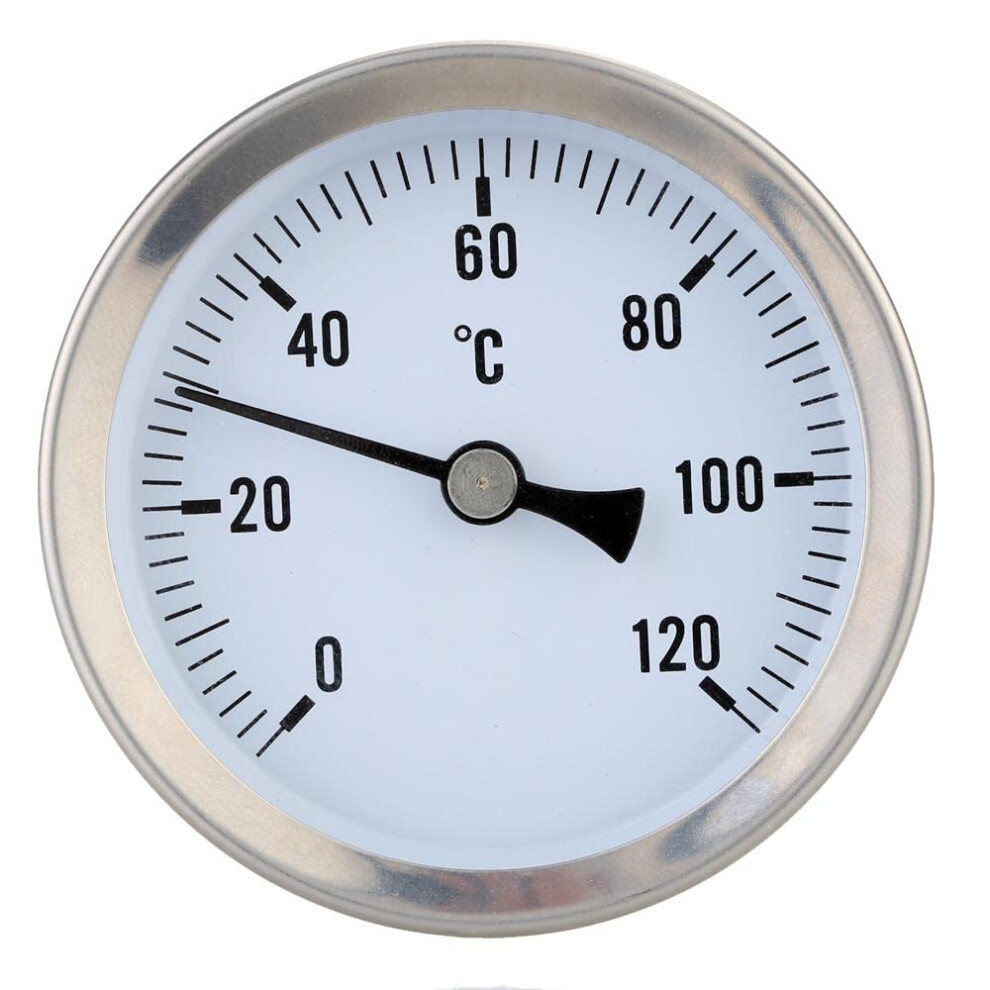 Bimetallic Thermometer Dial, Analog Temperature Gauge For Industrial Use, Metal Case 9001264401337