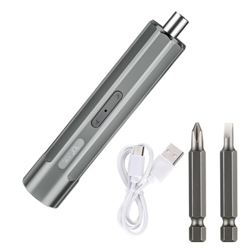 Rechargeable Electric Screw Driver Compact Cordless Screwdriver Set With Bits For Home  And Mounting