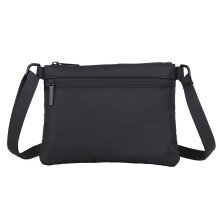 Geantă crossbody durabilă pentru călători, geantă de talie cu închidere sigură cu fermoar și curea de umăr reglabilă, geantă tip borsă