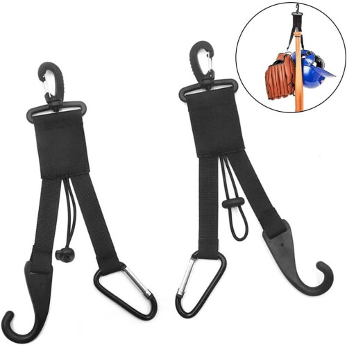 Hanging Solution for Baseball and Softball with Multifunctional Hook Set 1