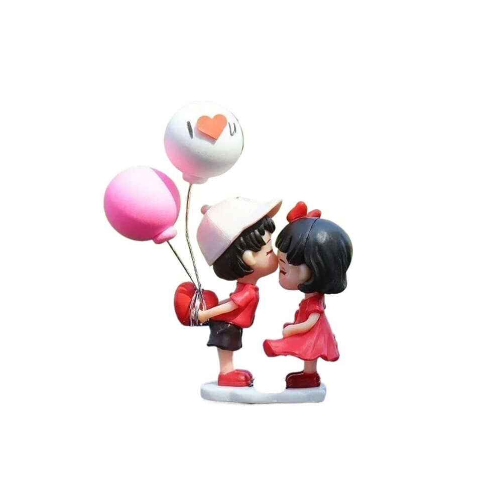 1 Piece Car Decoration, Cute Cartoon Couple, Action Kiss, Cartoon Car Dashboard Decoration 9001264401399