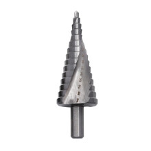 Step Drill Bit HSS Speed Steel For Metal Sheet Aluminum Wood Grooved Spiral Design Hole Drilling Tool