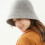 Vintage ζεστό καπέλο Cloche από τσόχα, υλικό από μαλλί υψηλής ποιότητας, κομψός και 4