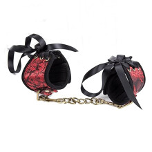 BDSM Adjustable Leather Handcuffs with Chain, Handcuffs for Wrist Restraints, Erotic Handcuffs, Erotic Toy, Role Play