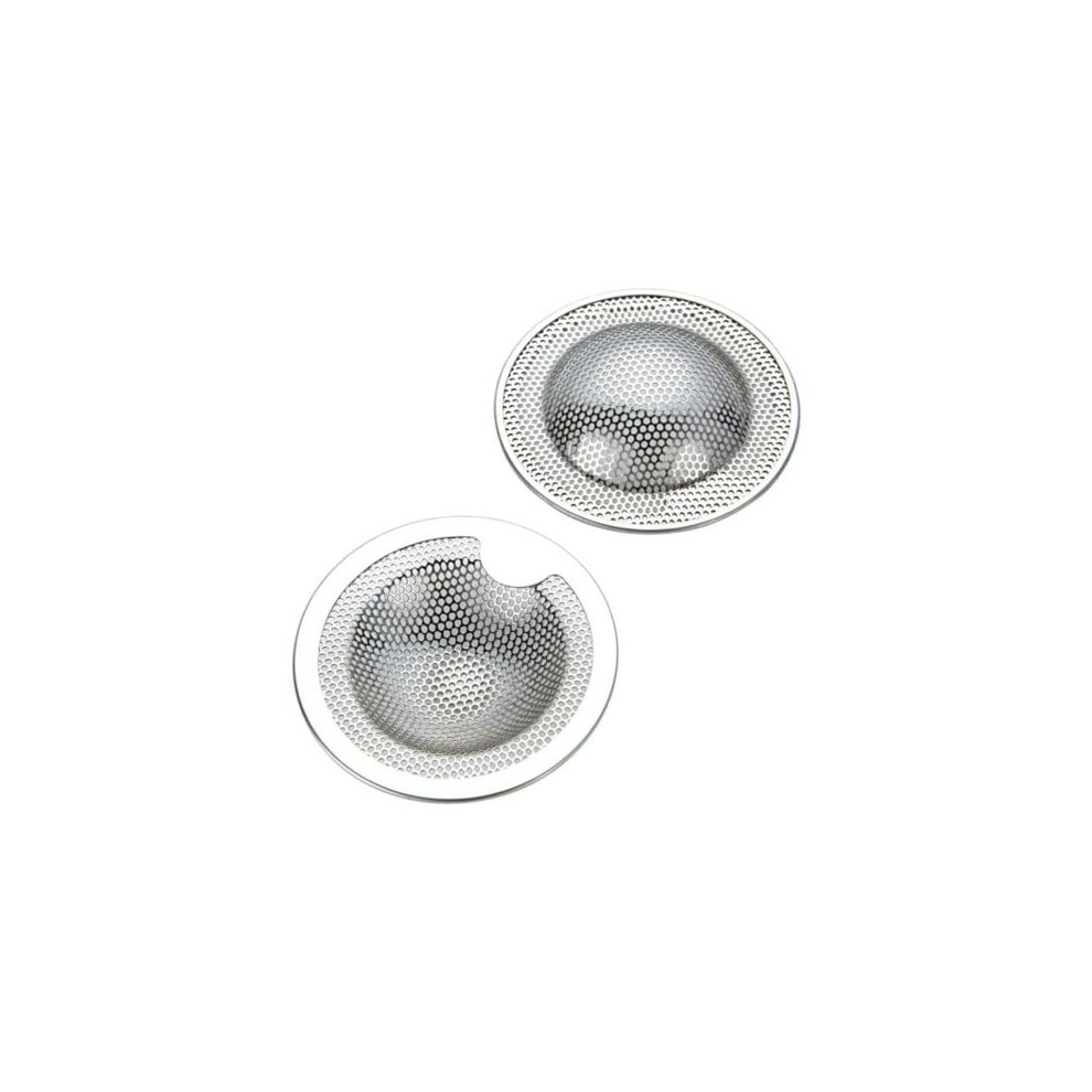 Rust-Resistant Kitchen Sink Strainer, Easy To Use Stainless Steel Anti-Clogging Drainage Solution For Small Sinks In Kitchen Bathroom Areas (Pack Of 2 9466005140072